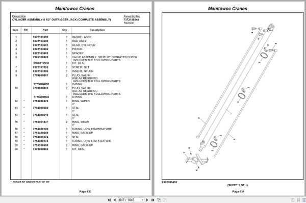 Grove Crane RT800E 230515 Parts Manual 2009 (2)