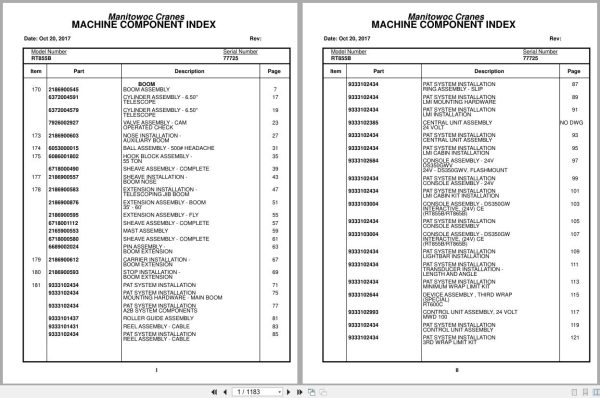 Grove Crane RT855B 77725 Parts Manual 2017 (1)