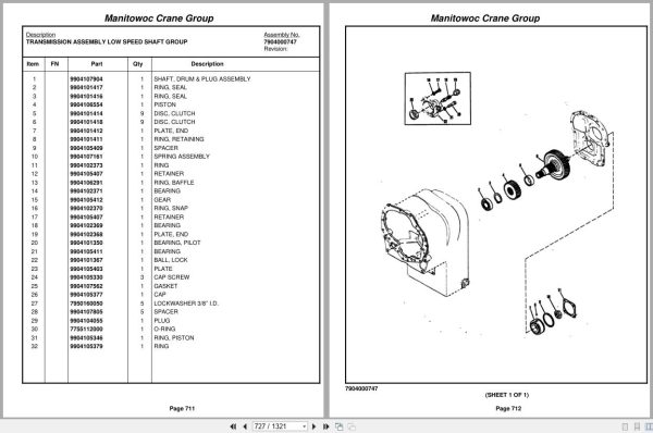 Grove Crane RT855B 79487 Parts Manual 2005 (2)