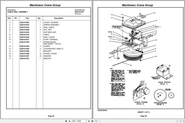 Grove Crane RT855B 79838 Parts Manual 2005 (2)
