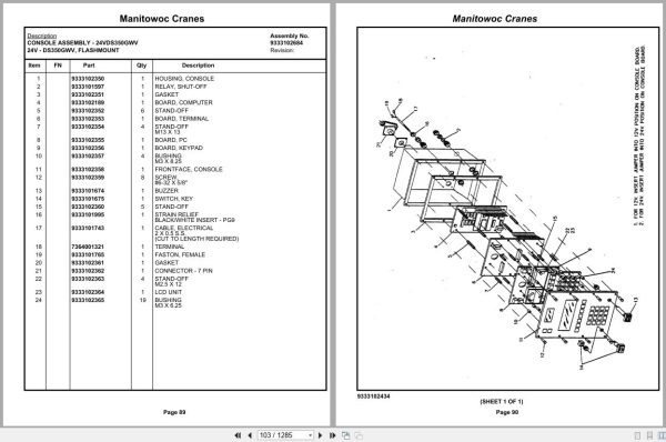 Grove Crane RT855B 81037 Parts Manual 2020 (2)