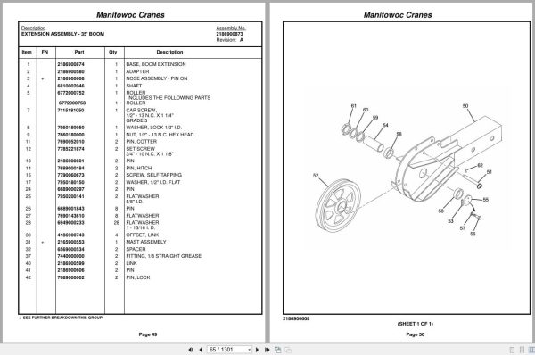 Grove Crane RT855B 81832 Parts Manual 2016 (2)