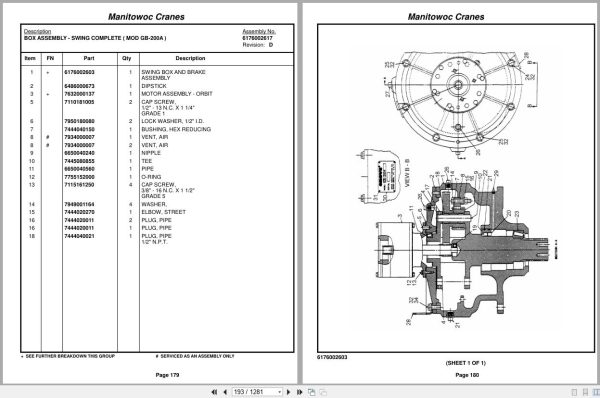 Grove Crane RT855B 84437 Parts Manual 2017 (2)