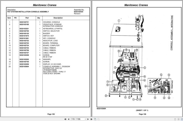 Grove Crane RT855B 84896 Parts Manual 2010 (2)