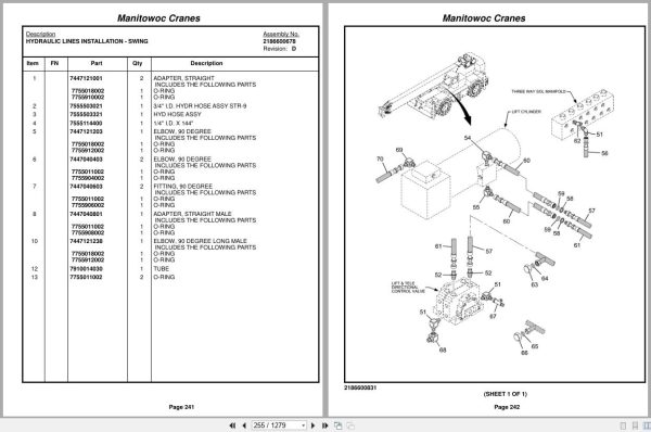 Grove Crane RT855B 84930 Parts Manual 2016 (2)