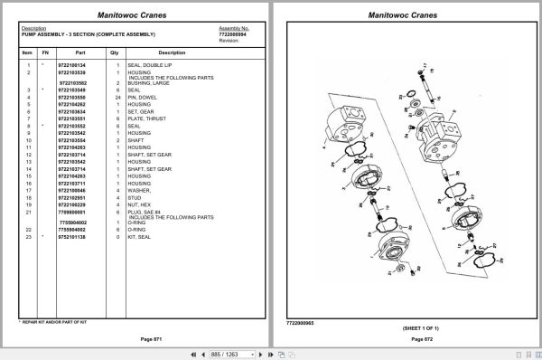 Grove Crane RT855B 84933 Parts Manual 2013 (2)