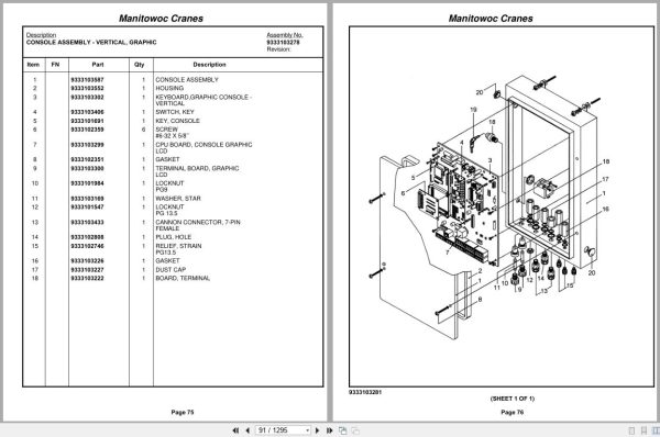 Grove Crane RT860 221447 Parts Manual 2009 (2)