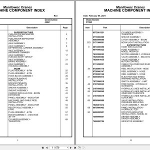 Grove Crane RT865 49947 Parts Manual 2021 (1)