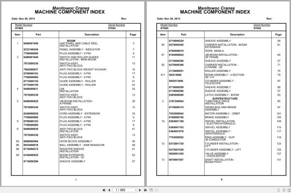 Grove Crane RT865 67654 Parts Manual 2013 (1)