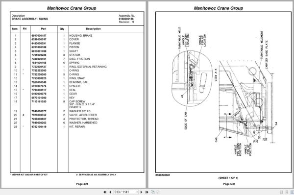 Grove Crane RT865B 78004 Parts Manual 2005 (2)