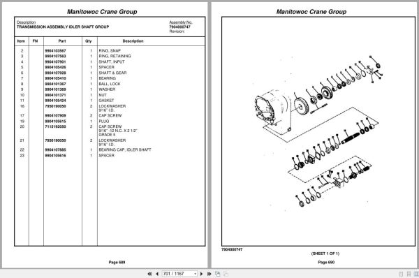 Grove Crane RT865B 81545 Parts Manual 2007 (2)