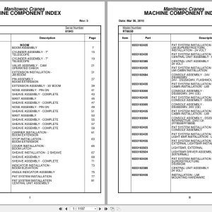 Grove Crane RT865B 81943 Parts Manual 2010 (1)