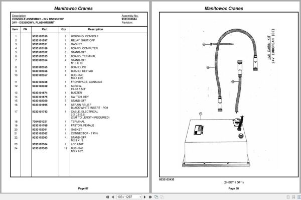 Grove Crane RT865B 83268 Parts Manual 2016 (2)