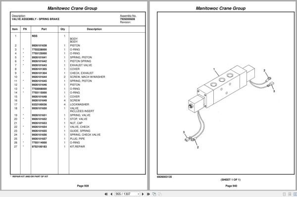 Grove Crane RT865B 87755 Parts Manual 2006 (2)