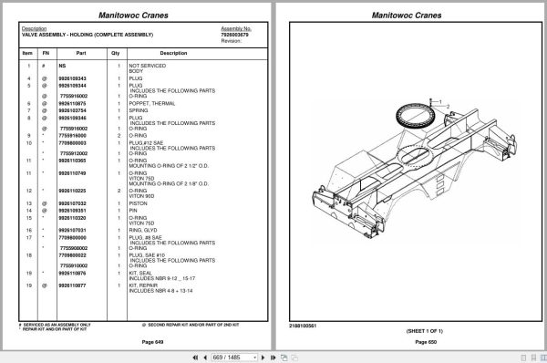 Grove Crane RT865BXL 220453 Parts Manual 2014 (2)