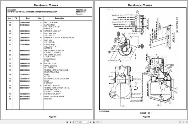 Grove Crane RT865BXL 220463 Parts Manual 2014 (2)
