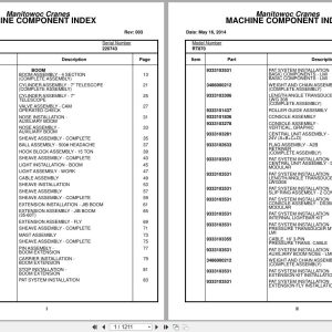 Grove Crane RT870 220743 Parts Manual 2014 (1)