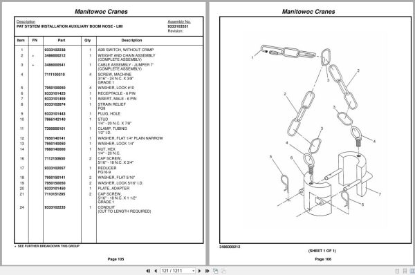 Grove Crane RT870 220743 Parts Manual 2014 (2)