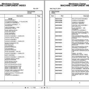 Grove Crane RT870 221449 Parts Manual 2014 (1)