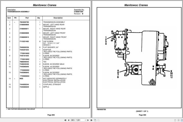Grove Crane RT870 221848 Parts Manual 2014 (2)