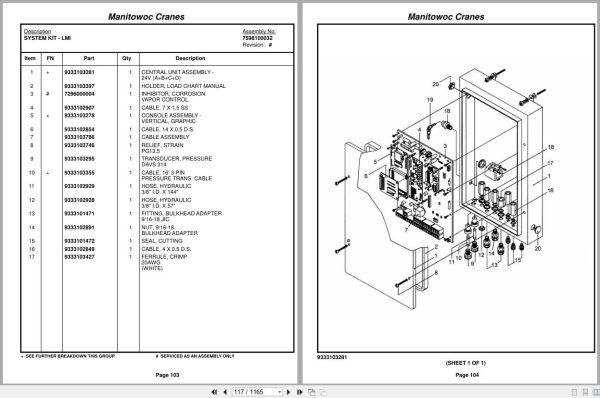 Grove Crane RT870C 222046 Parts Manual 2014 (2)