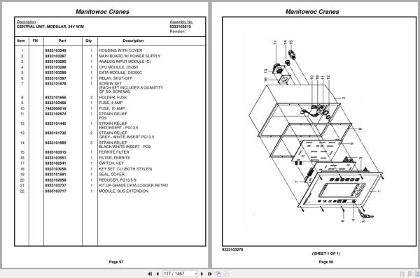 Grove Crane RT875BXL 221965 Parts Manual 2014 (2)
