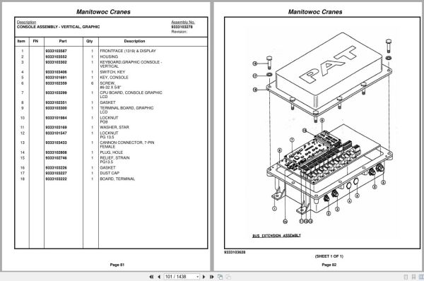 Grove Crane RT875BXL 222671 Parts Manual 2015 (2)
