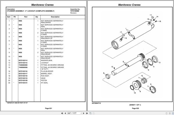 Grove Crane RT875C 222331 Parts Manual 2014 (2)