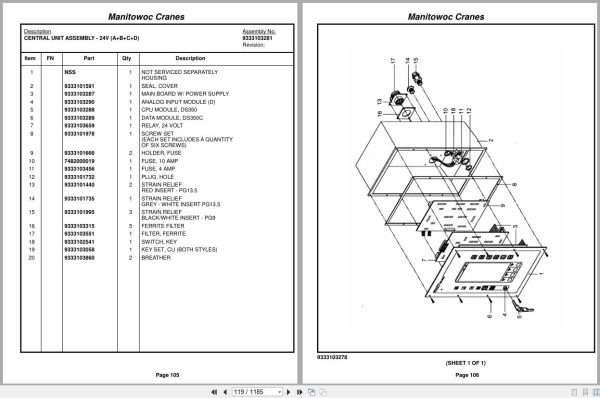 Grove Crane RT875C 222457 Parts Manual 2016 (2)