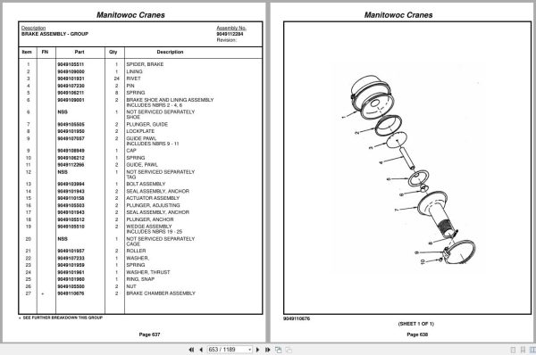Grove Crane RT875C 222605 Parts Manual 2014 (2)