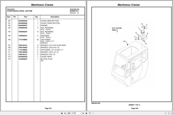 Grove Crane RT875C 223074 Parts Manual 2015 (2)