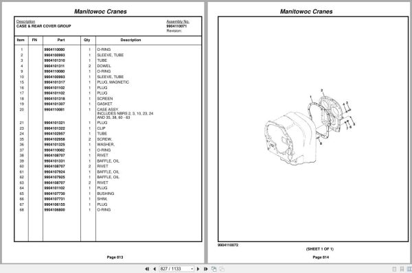 Grove Crane RT875C 223121 Parts Manual 2015 (2)