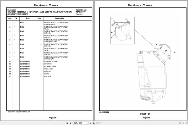Grove Crane RT875E 224059 Parts Manual 2015 (2)