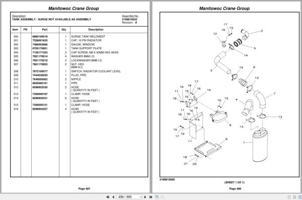Grove Crane RT875E 224496 Parts Manual 2005 (2)