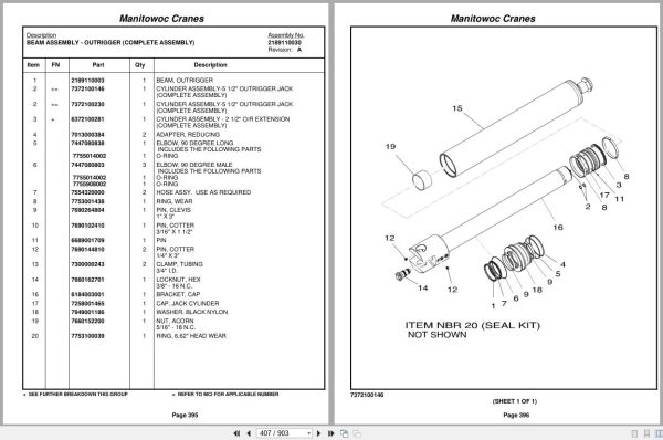 Grove Crane RT875E 224557 Parts Manual 2010 (2)