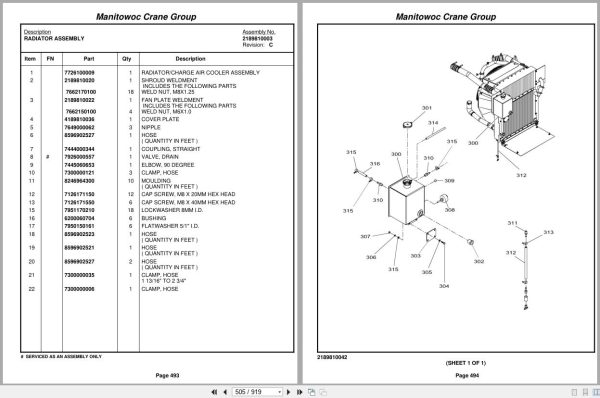 Grove Crane RT875E 224616 Parts Manual 2005 (2)