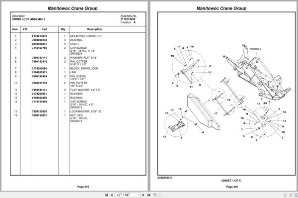 Grove Crane RT875E 225086 Parts Manual 2008 (2)