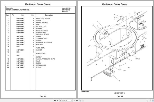 Grove Crane RT875E3 225548 Parts Manual 2008 (2)