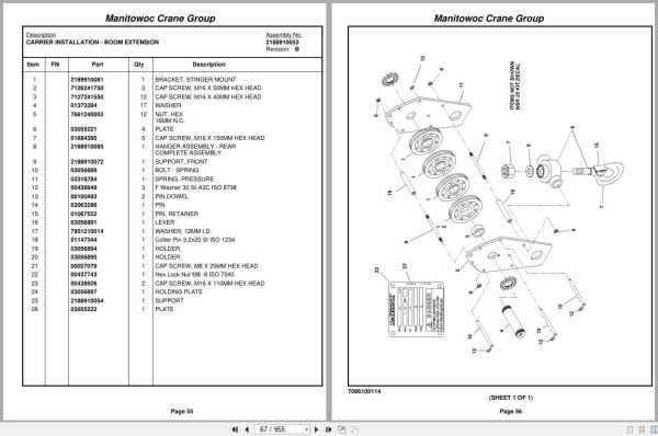 Grove Crane RT875E3 225602 Parts Manual 2006 (2)