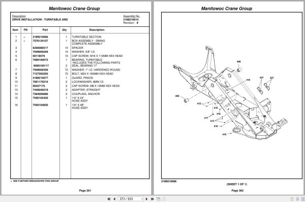 Grove Crane RT875E3 225877 Parts Manual 2006 (2)