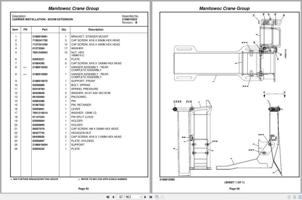 Grove Crane RT875E3 226010 Parts Manual 2007 (2)