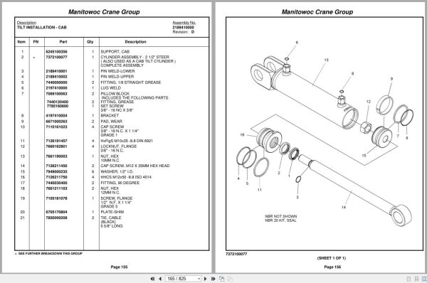 Grove Crane RT875E3 226738 Parts Manual 2007 (2)