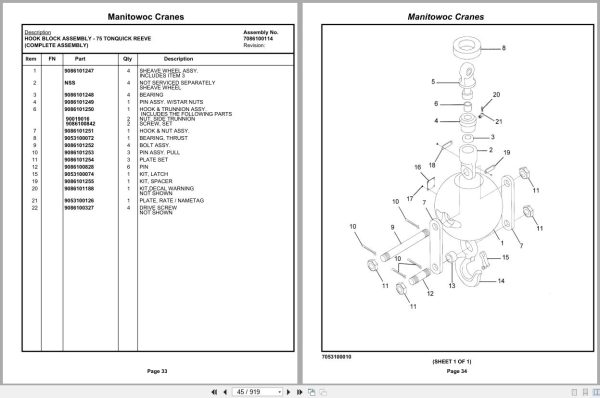 Grove Crane RT875E3 226827 Parts Manual 2019 (2)