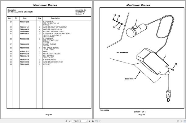 Grove Crane RT875E3 226828 Parts Manual 2019 (2)