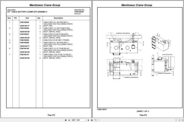 Grove Crane RT875E3 227613 Parts Manual 2009 (2)