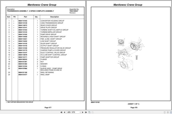 Grove Crane RT875E3 227725 Parts Manual 2007 (2)