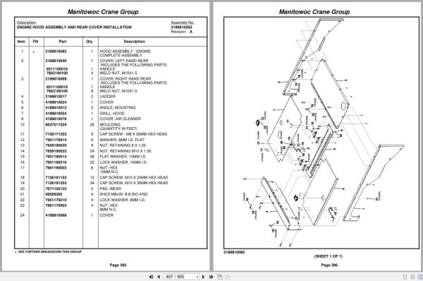Grove Crane RT875E3 227859 Parts Manual 2007 (2)