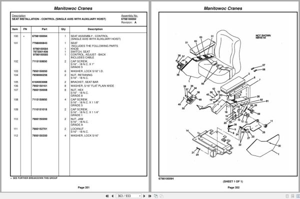 Grove Crane RT880E 223576 Parts Manual 2015 (2)