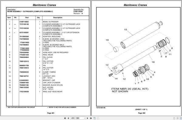 Grove Crane RT880E 223577 Parts Manual 2015 (2)