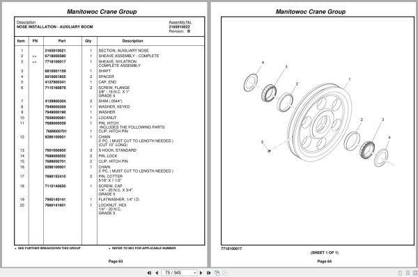 Grove Crane RT880E 225005 Parts Manual 2008 (2)